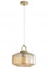 CLARISE AMBER Geometric Glass Pendant